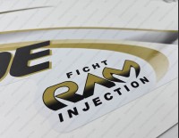 Evinrude 175HP Ficht RAM Injection 2001 White Cowl Outboard Decal Kit Evinrude 175HP Ficht RAM Injection 2001 White Cowl Outboard Decal Kit